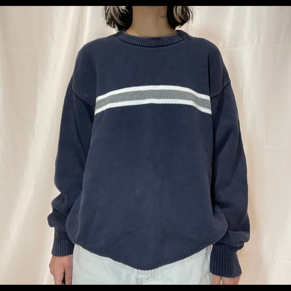 Mens navy blue sweater